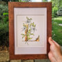 L Is For Lily Illuminated Botanical Print, thumbnail 4 of 6