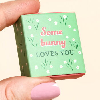 Tiny Matchbox Ceramic Bunny Token, 3 of 3