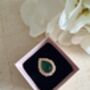 Emerald Green Gold Ring, thumbnail 3 of 6
