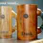 Dusk Wood Rope Handle Beer Tankard And Coffee Mug, thumbnail 4 of 7