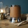 Leather Wrapped Tankard, thumbnail 3 of 9