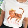 Organic Tiger Queen Fashion T Shirt, thumbnail 1 of 2