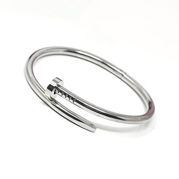 Stainless Steel Nail Bangle, 5 of 6