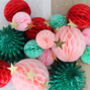Festive Christmas Honeycomb Baubles, thumbnail 2 of 4