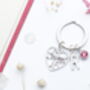Personalised Sweet Sixteen 16th Birthday Girl Keyring Sixteenth Present, thumbnail 6 of 9