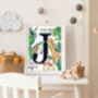 Tropical Jungle Animal Personalised Posters, thumbnail 4 of 8