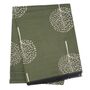 Olive Green Mulberry Tree Of Life Print Scarf, thumbnail 3 of 5