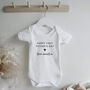Personalised First Father's Day Bodysuit, thumbnail 2 of 2