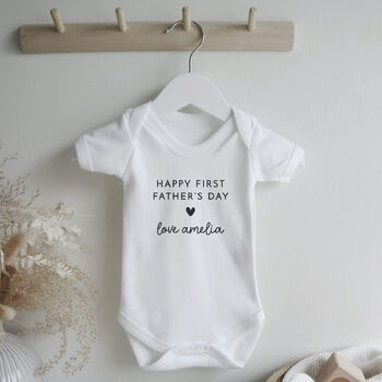 Personalised First Father's Day Bodysuit, 2 of 2