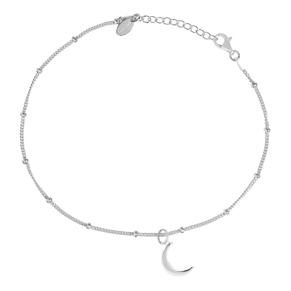 Moon Anklet For Empowerment Silver Or Gold Vermeil By Muru ...