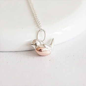 Robin Redbreast Necklace In Sterling Silver, 3 of 8