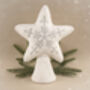 Christmas Felt Silver Star Tree Topper | Festive Decor | Christmas Decoration | Seasonal, thumbnail 1 of 7