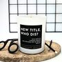 Personalised Fresh Start Candle | New Chapter Gift Her Him, thumbnail 4 of 9