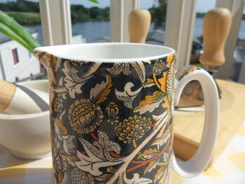 Small Jug In William Morris Seedling Tapestry Design, 3 of 9