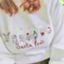 Embroidered 'Santa Paws' Christmas Jumper, thumbnail 1 of 3
