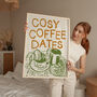 Cosy Coffee Dates Print, thumbnail 1 of 4