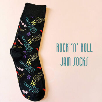 Personalised Men's Music Two Pairs Socks In A Box, 4 of 7