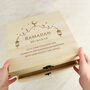 Personalised Eid And Ramadan Wooden Keepsake Box, thumbnail 1 of 2