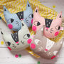 Screen Printed Cat Cushion, thumbnail 1 of 11