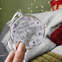 First Christmas As Mr And Mrs Snowflake Bauble, thumbnail 8 of 11