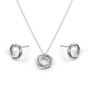 Bond Of Friendship Silver Knot Necklace, thumbnail 4 of 8