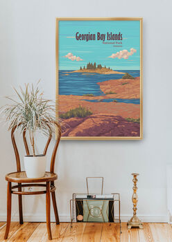 Georgian Bay Islands National Park Canada Travel Poster, 5 of 8