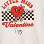 Little Miss Valentine Children's Sweatshirt, thumbnail 2 of 2