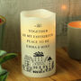 Personalised Home LED Candle, thumbnail 1 of 4