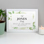 Personalised Framed Family Name Print, thumbnail 4 of 4