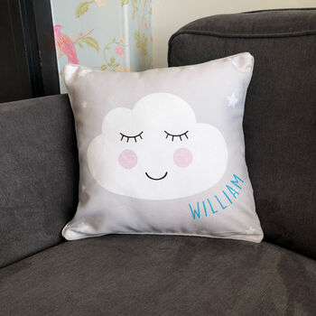 Personalised Sleepy Cloud Cushion, 4 of 5