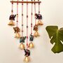 Indian Elephant Hanging Wind Chime Bells, thumbnail 2 of 8