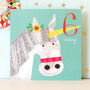 Unicorn 6th Birthday Card, thumbnail 4 of 5