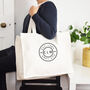Personalised Initials Oversized Shopper And Beach Bag, thumbnail 4 of 7