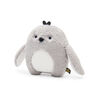 Plush Grey Penguin Soft Toy, thumbnail 2 of 3