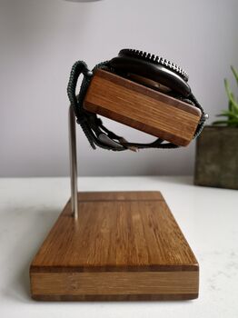 Bamboo Double Watch Stand, 4 of 7