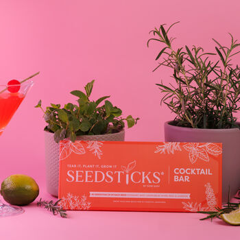 Personalised Cocktail Bar Seedsticks® Gift Pack, 2 of 4