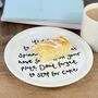 Don't Forget To Stop For Cake Porcelain Plate, thumbnail 4 of 5