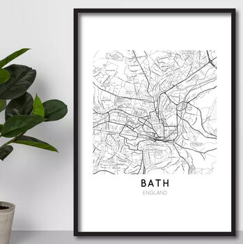 Custom Location Map Print, Personalised City, Town Map, Any Location, 2 of 10