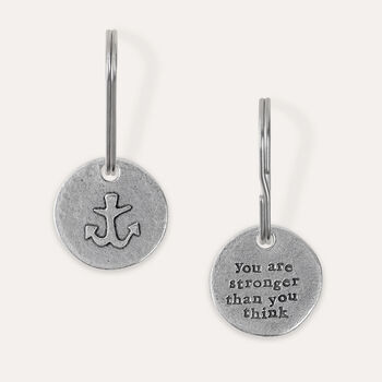 'You Are Stronger Than You Think' Anchor Keyring, 2 of 5