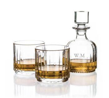 Personalised Stacking Whisky Decanter And Tumblers Set, 5 of 5