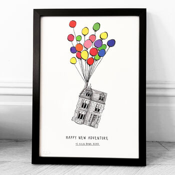Personalised 'Moving House' Print, 3 of 5