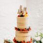 Personalised Bamboo Wedding Cake Base/Stand, thumbnail 4 of 6