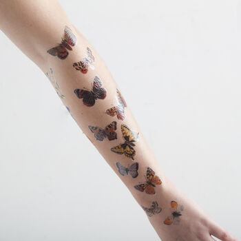 Butterflies And Moths Temporary Tattoo Pack, 3 of 7