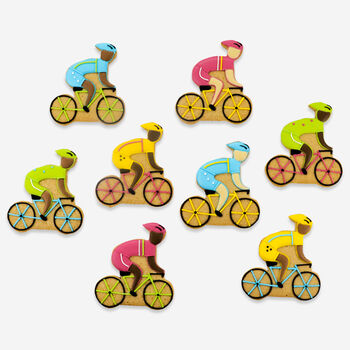 Father's Day Cycling Bike Race Biscuit Tin Gift, 3 of 4