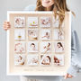 Personalised Wooden Framed Baby Photo Print, thumbnail 2 of 7