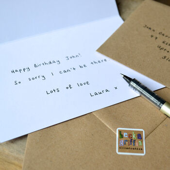 Starting University Alphabet Greetings Card, 3 of 3