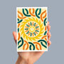 Olwen Celtic Sunshine Greeting Card, thumbnail 1 of 5