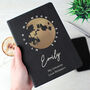 Personalised Notebook, Moon And Stars, thumbnail 2 of 9