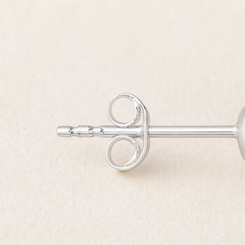 Sterling Silver Sunshine And Wave Stud Earrings, 3 of 5