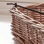 Woven Wicker Weighted Napkin Holder, thumbnail 3 of 5